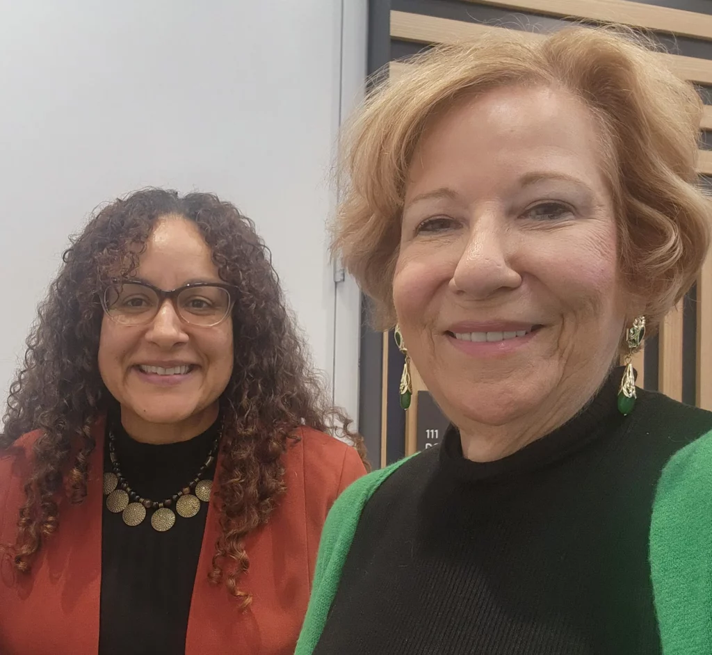 Director Johnson and Dr. Lisa Pion-Berlin